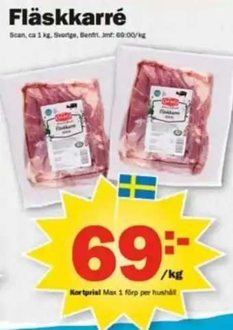 Pekås Fläskkarré Scan erbjuda