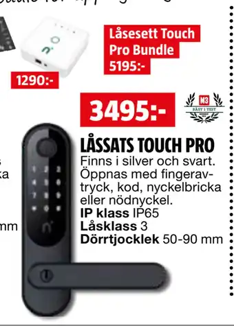 Bauhaus LÅSSATS TOUCH PRO erbjuda