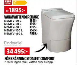 Bauhaus FÖRBRÄNNINGSTOALETT COMFORT erbjuda