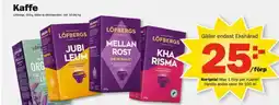 Pekås Kaffe Löfbergs erbjuda