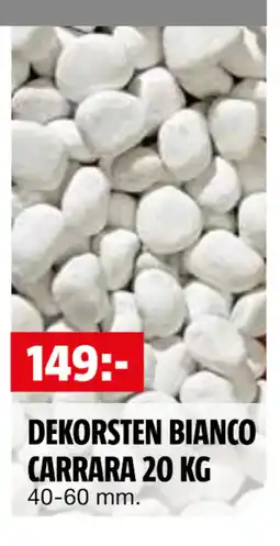 Bauhaus DEKORSTEN BIANCO CARRARA 20 KG erbjuda