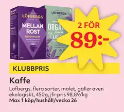 Hemköp Kaffe erbjuda