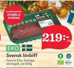 Hemköp Svensk lövbiff erbjuda