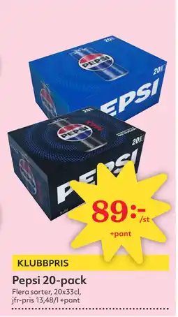 Hemköp Pepsi 20-pack erbjuda