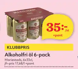 Hemköp Alkoholfri öl 6-pack erbjuda
