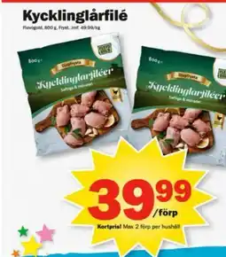 Pekås Kycklinglårfilé erbjuda