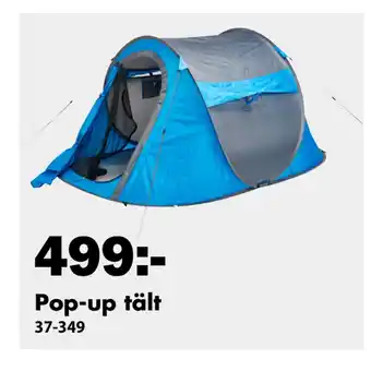 Biltema Pop-up tält erbjuda