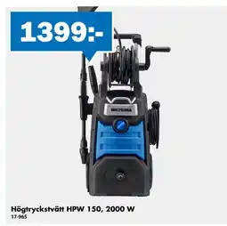 Biltema Högtryckstvätt HPW 150, 2000 W erbjuda