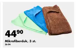Biltema Mikrofiberduk, 3 st erbjuda