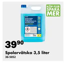 Biltema Spolarvätska 3,5 liter erbjuda
