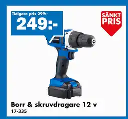 Biltema Borr & skruvdragare 12 v erbjuda