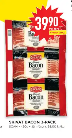 Willys Hemma SKIVAT BACON 3-PACK erbjuda
