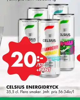 ÖoB CELSIUS ENERGIDRYCK erbjuda