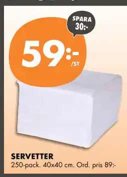 ÖoB SERVETTER erbjuda