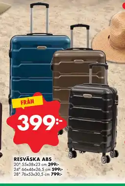 ÖoB RESVÄSKA ABS erbjuda