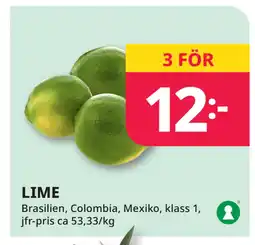 Tempo LIME erbjuda