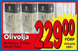 Supergrossen Olivolja erbjuda