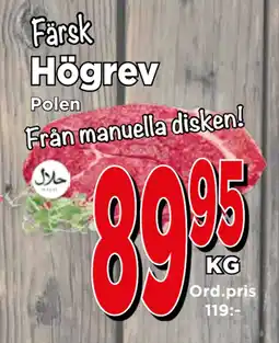 Supergrossen Högrev erbjuda