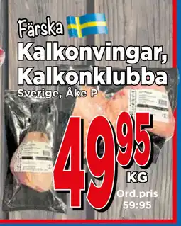 Supergrossen Kalkonvingar, Kalkonklubba erbjuda