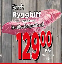 Supergrossen Ryggbiff erbjuda