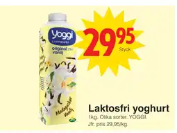 Matöppet Laktosfri yoghurt erbjuda