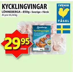 Matvärlden Tensta KYCKLINGVINGAR erbjuda