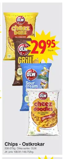 Matöppet Chips - Ostkrokar erbjuda