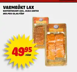 Nelins Varmrökt lax erbjuda