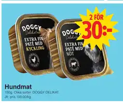 Matöppet Hundmat erbjuda
