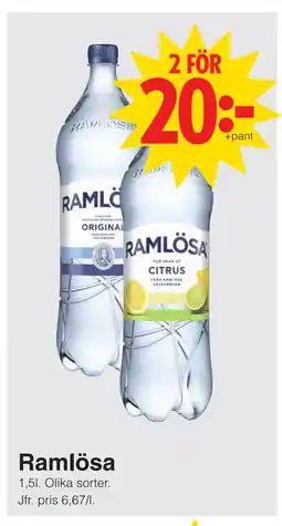 Matöppet Ramlösa erbjuda