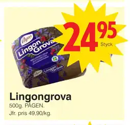 Matöppet Lingongrova erbjuda