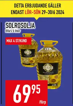Matdax SOLROSOLJA erbjuda