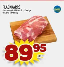 Din Mat FLÄSKKARRÉ erbjuda