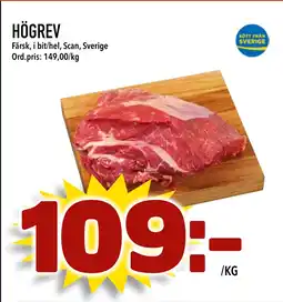 Din Mat HÖGREV erbjuda