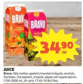 Coop Daglivs JUICE erbjuda