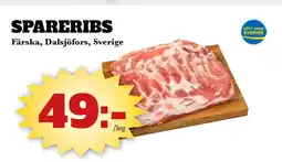 Bonum Matmarknad SPARERIBS erbjuda