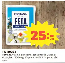 Coop Daglivs FETAOST erbjuda