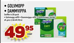 GOLVMOPP • DAMMVIPPA