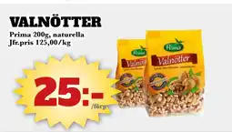 Bonum Matmarknad VALNÖTTER erbjuda