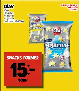 MatArket snacks former erbjuda