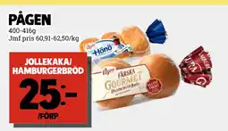 jollekaka/ hamburgerbröd
