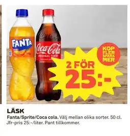 Coop Daglivs LÄSK erbjuda