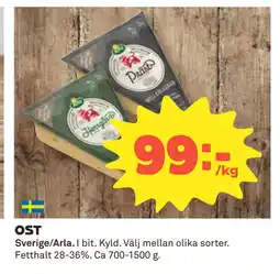 Coop Daglivs OST erbjuda