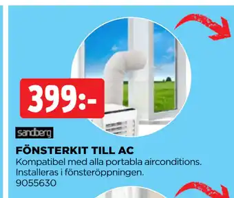 Jem&Fix FÖNSTERKIT TILL AC erbjuda