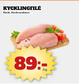 Bonum Matmarknad KYCKLINGFILÉ erbjuda