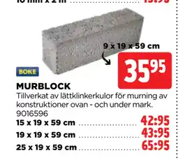 Jem&Fix MURBLOCK erbjuda