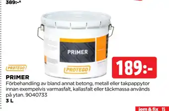 Jem&Fix PRIMER erbjuda