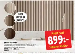 Jem&Fix AKUSTIKPANEL erbjuda
