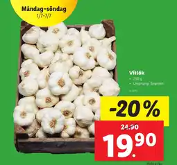 Lidl Vitlök erbjuda