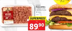 Lidl Färsk nötfärs erbjuda